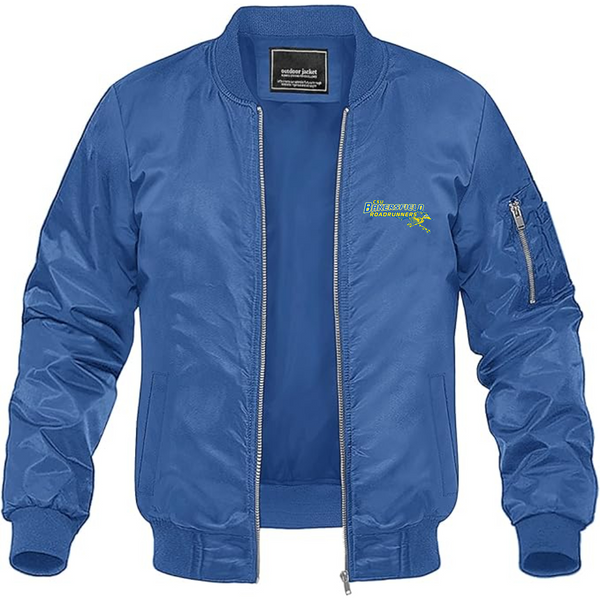 Men's CSU-Bakersfield Roadrunners Lightweight Bomber Jacket Windbreaker Softshell Varsity Jacket Coat