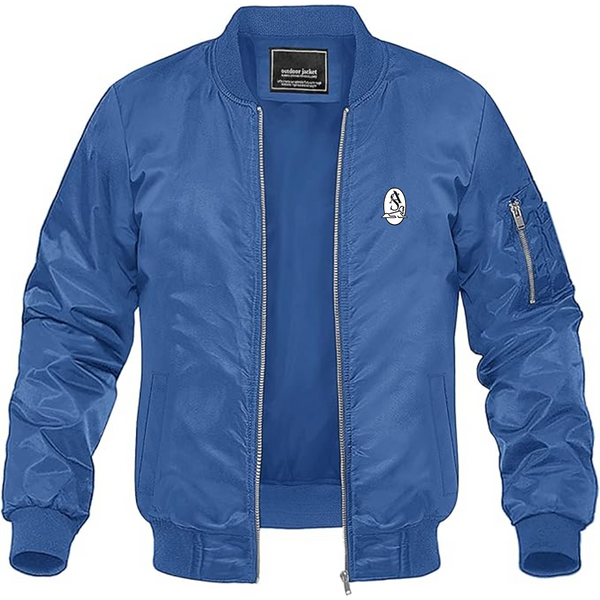 Men's Armstrong Siddeley Logo Lightweight Bomber Jacket Windbreaker Softshell Varsity Jacket Coat