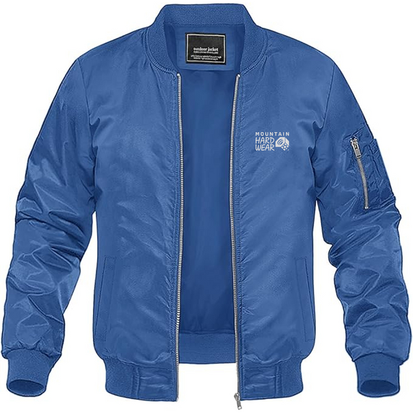 Men's Mountain Hardwear Logo Lightweight Bomber Jacket Windbreaker Softshell Varsity Jacket Coat
