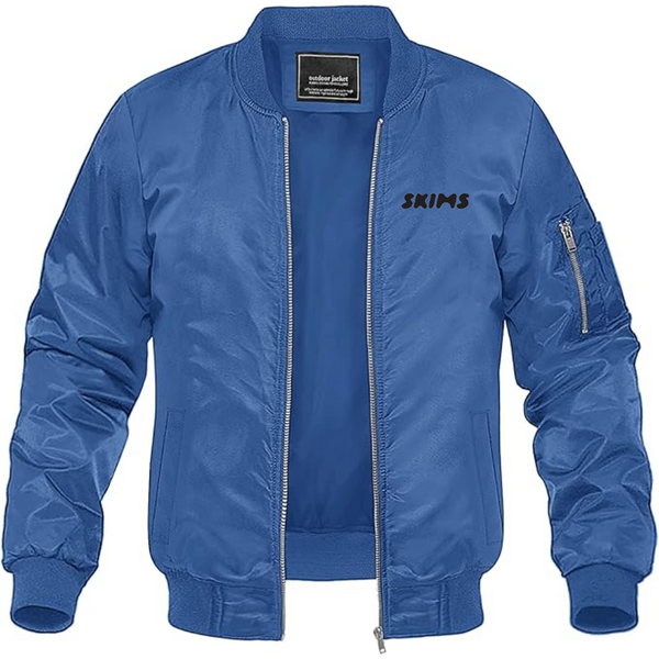 Men's Skims  Lightweight Bomber Jacket Windbreaker Softshell Varsity Jacket Coat