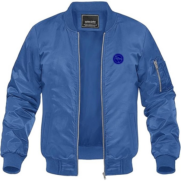 Men's Matra Sports Logo Lightweight Bomber Jacket Windbreaker Softshell Varsity Jacket Coat