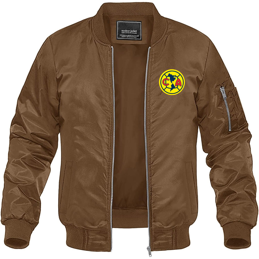 Men's Club America Football Lightweight Bomber Jacket