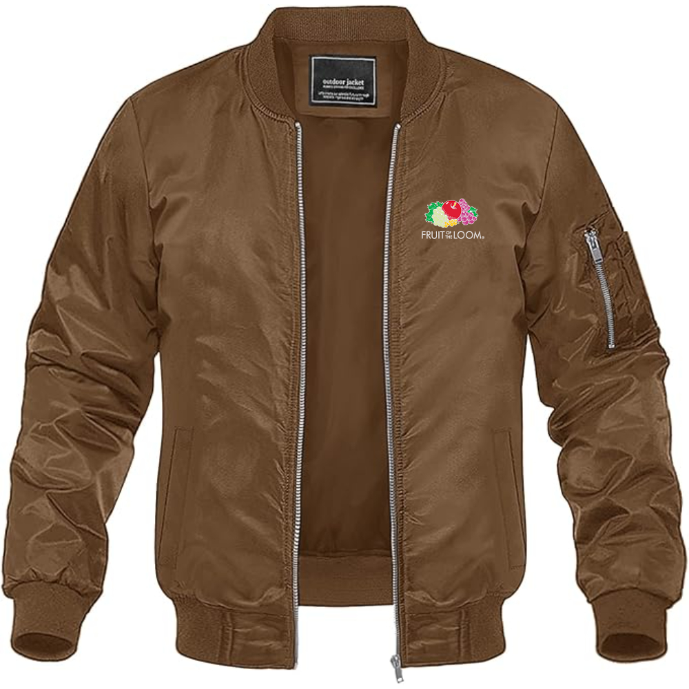 Men's Fruit Of the Loom Lightweight Bomber Jacket
