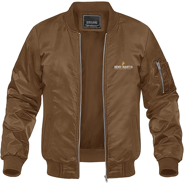 Men's  Rémy Martin Lightweight Bomber Jacket Windbreaker Softshell Varsity Jacket Coat
