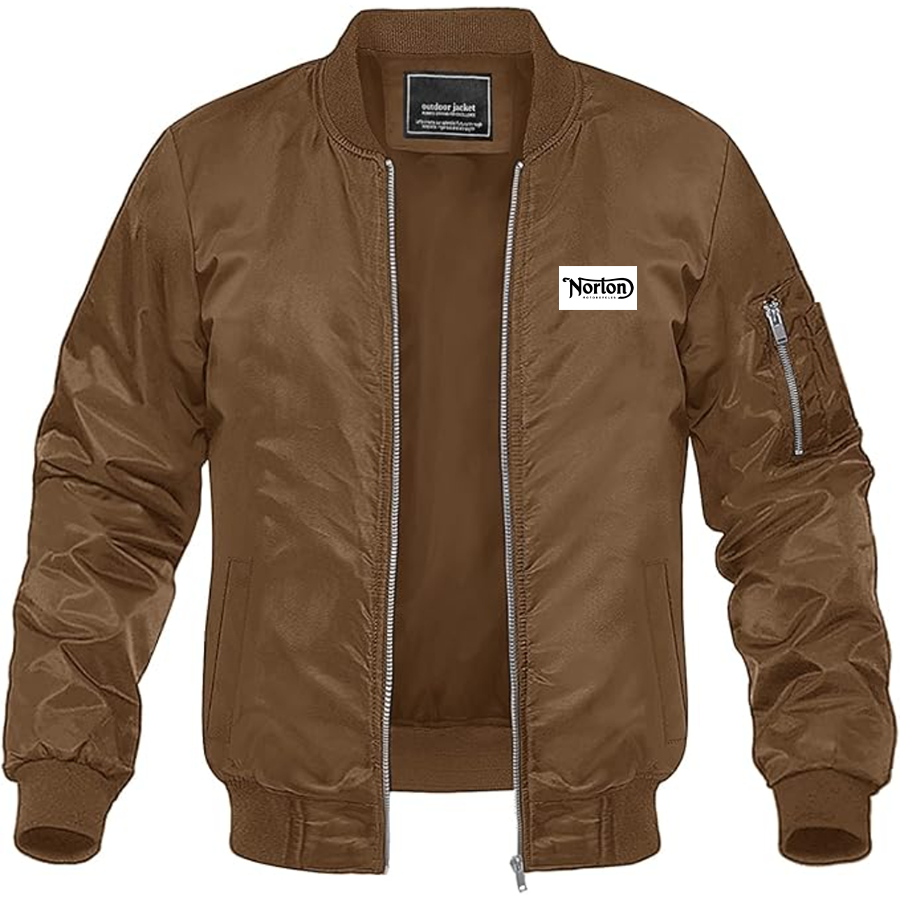 Men's Norton Logo Lightweight Bomber Jacket