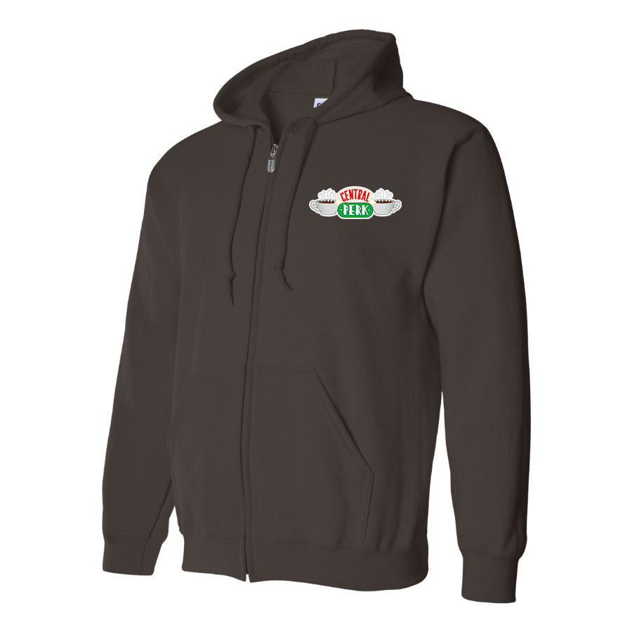 Men's Central Perk Friends Show Zipper Hoodie