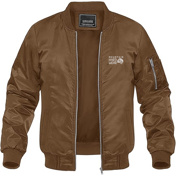 Men's Mountain Hardwear Logo Lightweight Bomber Jacket Windbreaker Softshell Varsity Jacket Coat