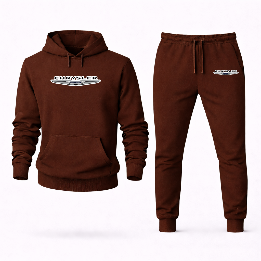 Men's Chrysler Car Hoodie Joggers Set