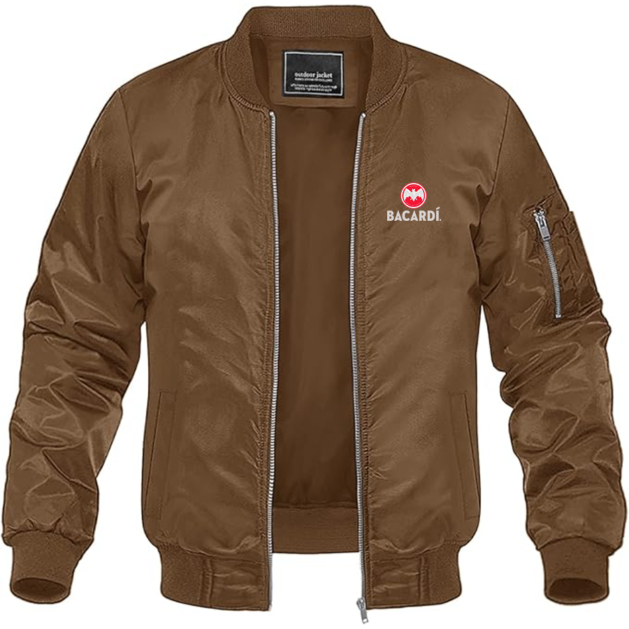 Men's Bacardi Logo Lightweight Bomber Jacket