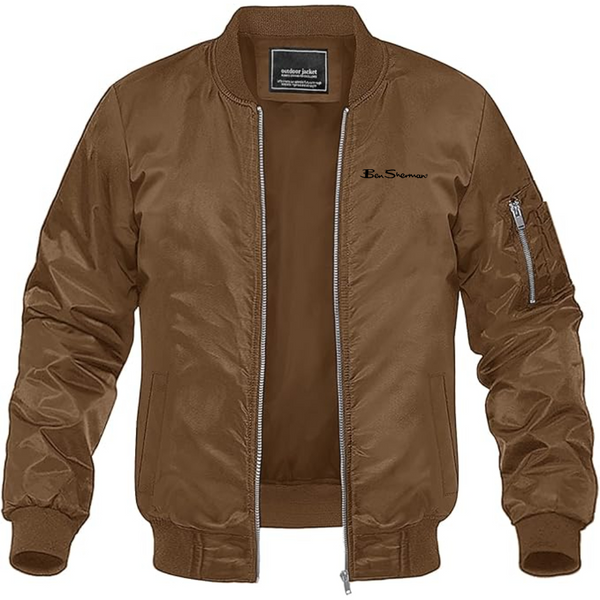 Men's Ben Sherman Lightweight Bomber Jacket Windbreaker Softshell Varsity Jacket Coat