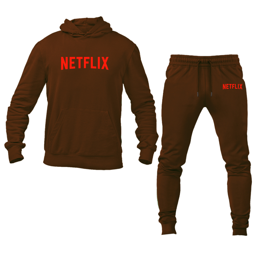 Men's Netflix Movie Show Hoodie Joggers Set