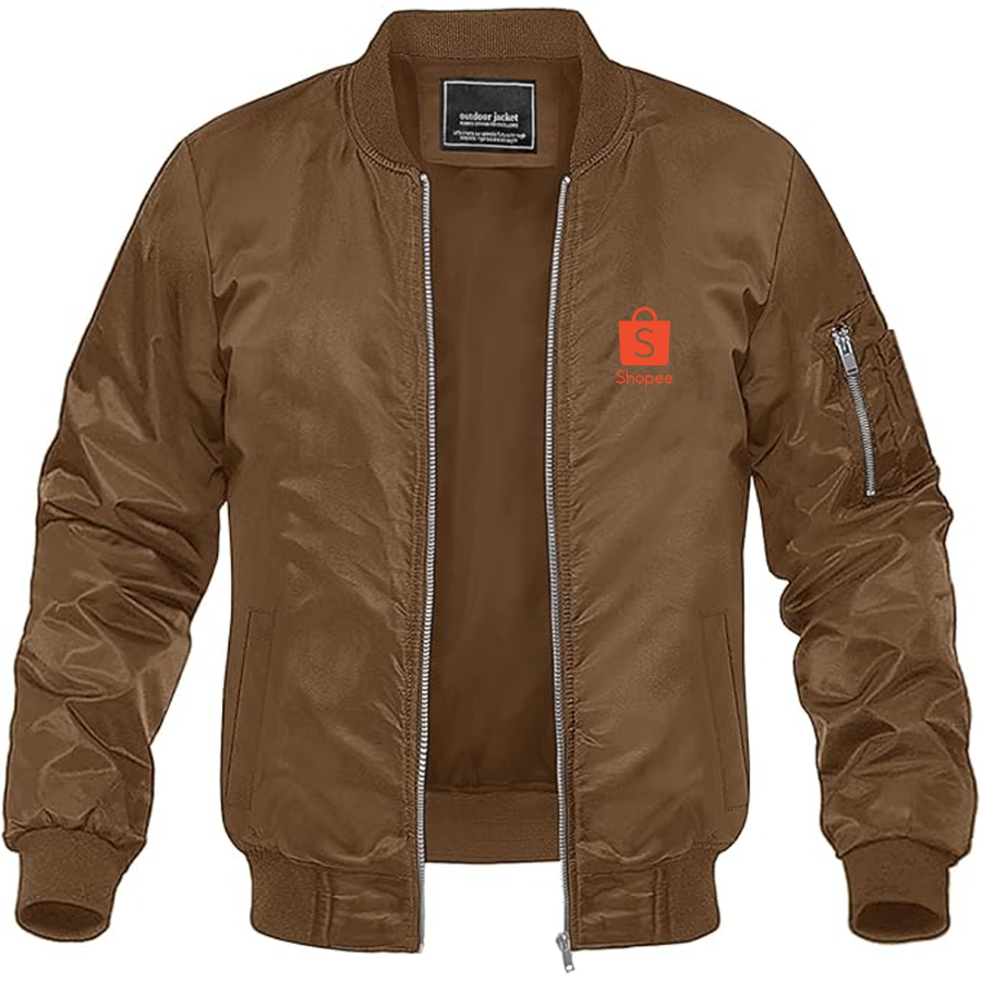Men's Shopee Logo Lightweight Bomber Jacket