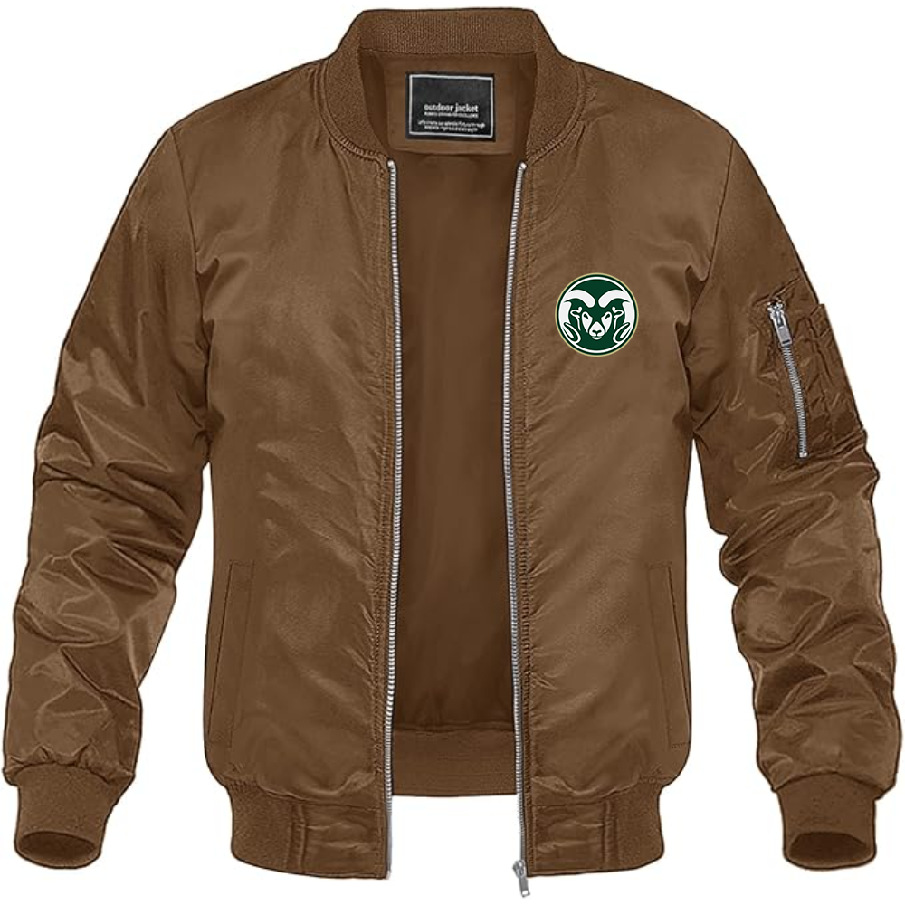 Men's Colorado State Rams Lightweight Bomber Jacket