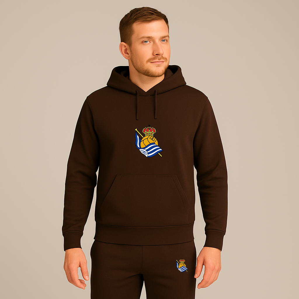 Men's Real Sociedad FC Hoodie Joggers Set