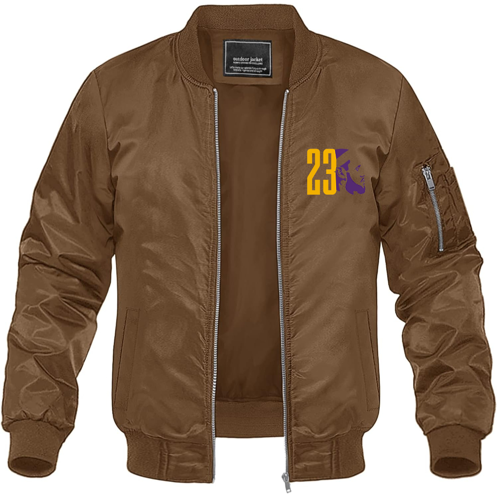 Men's Lebron James 23 Lightweight Bomber Jacket