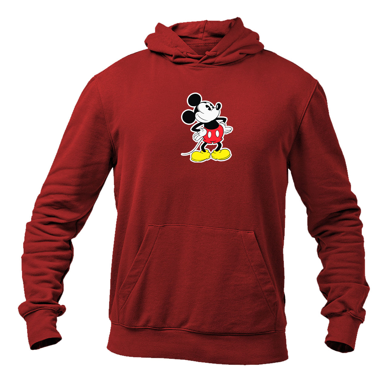 Men's Mickey Mouse Cartoon Pullover Hoodie