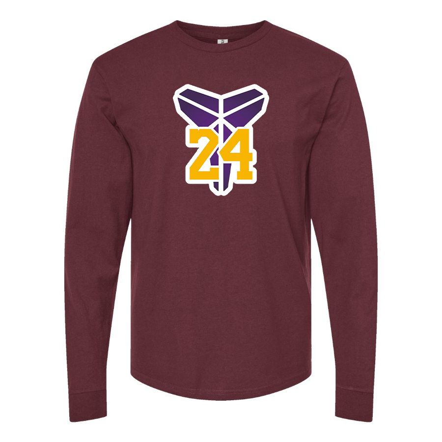 Men's Kobe Bryant Mamba 24 Long Sleeve T-Shirt