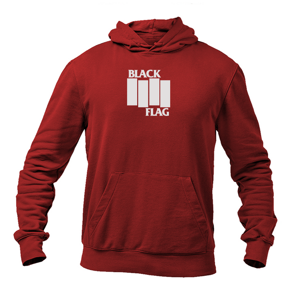 Men's Black Flag Logo Pullover Hoodie