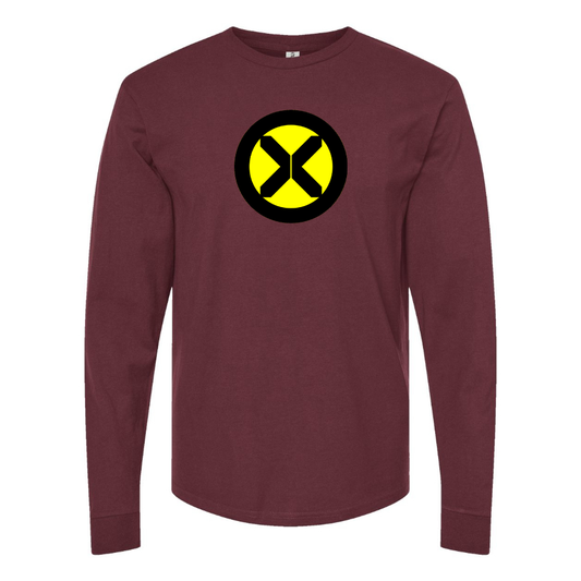 Men's X-Men Marvel Comics Superhero Long Sleeve T-Shirt