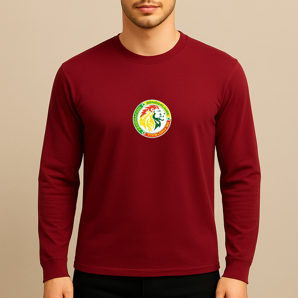 Men's Senegal National Soccer Team Long Sleeve T-Shirt