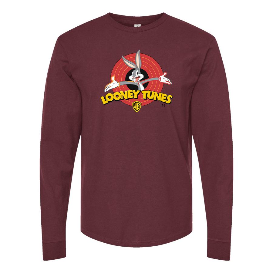 Men's Looney Tunes Warner Brothers Cartoon Long Sleeve T-Shirt