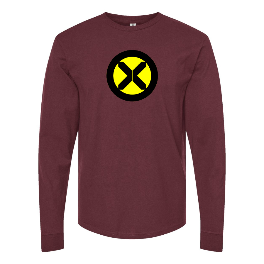 Men's X-Men Marvel Comics Superhero Long Sleeve T-Shirt