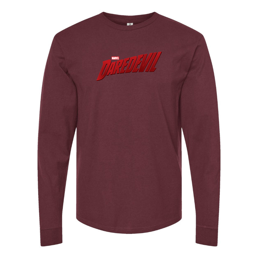 Men's Daredevil Marvel Superhero Long Sleeve T-Shirt