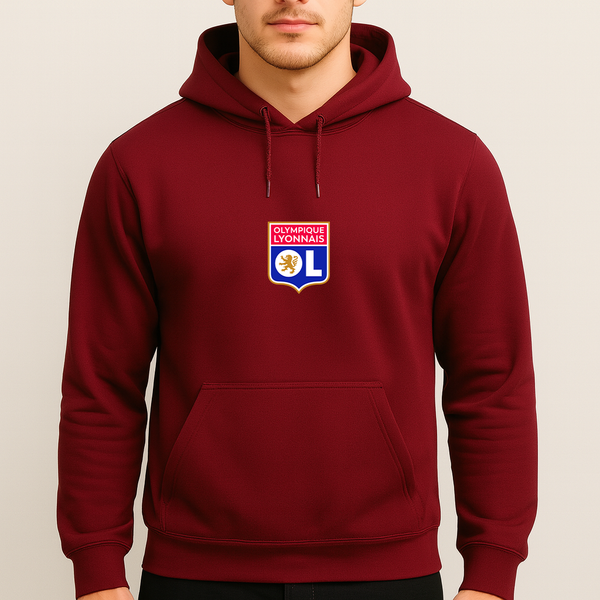 Men's Olympique Lyonnais FC Pullover Hoodie