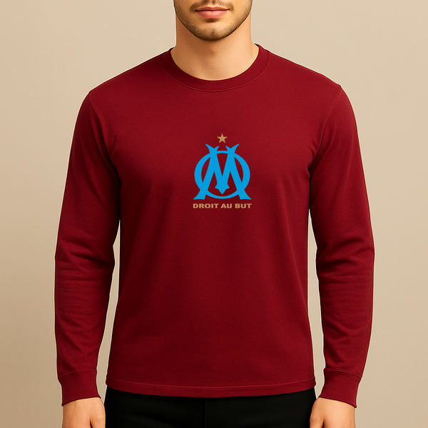 Men's Olympique de Marseille FC Long Sleeve T-Shirt