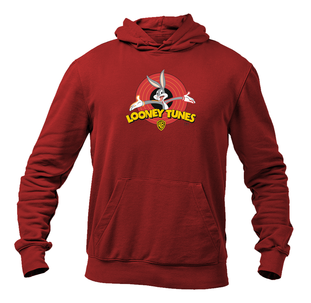 Men's Looney Tunes Warner Brothers Cartoon Pullover Hoodie