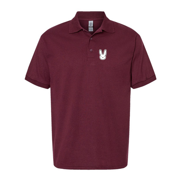 Men's Bad Bunny Logo Dry Blend Polo