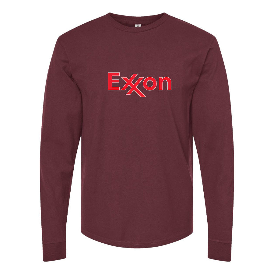 Men's Exxon Gas Station  Long Sleeve T-Shirt