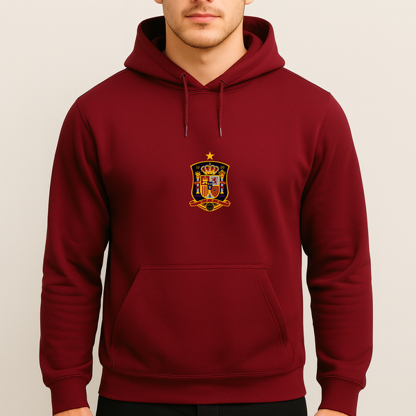 Men's Spain National Soccer Team Pullover Hoodie