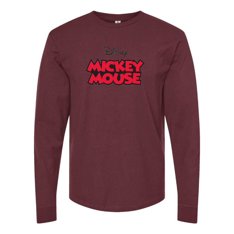 Men's Mickey Mouse Disney Long Sleeve T-Shirt