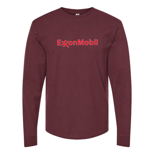 Men's Exxon Mobil Gas Station  Long Sleeve T-Shirt