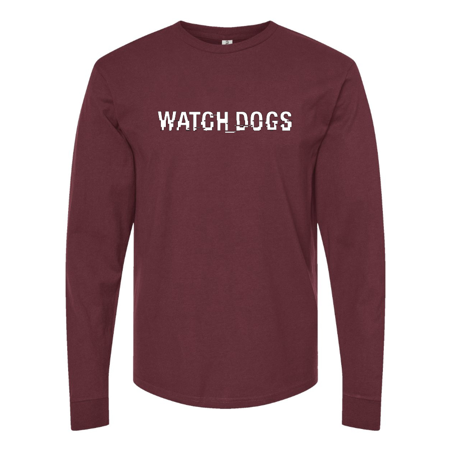 Men's Watch Dogs Video Game Long Sleeve T-Shirt