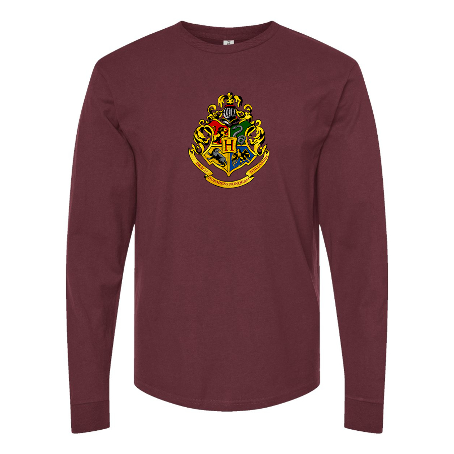 Youth Kids Hogwarts Emblem Harry Potter Movie Long Sleeve T-Shirt