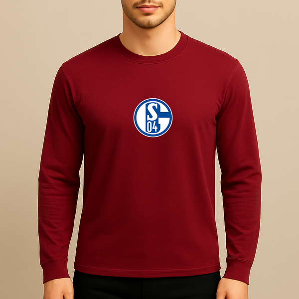 Men's Schalke 04 FC Long Sleeve T-Shirt