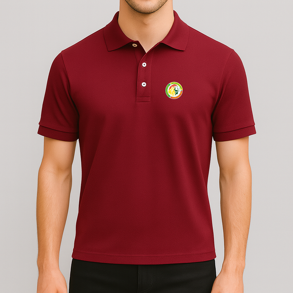Men's Senegal National Soccer Team Dry Blend Polo