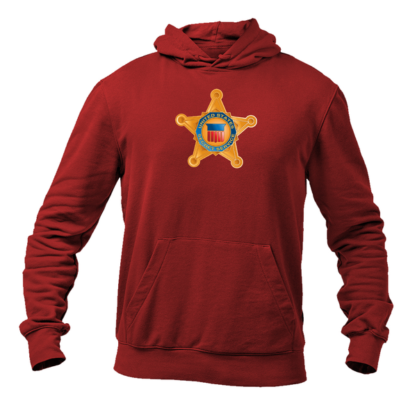 Men's Secret Service Star Logo  Pullover Hoodie