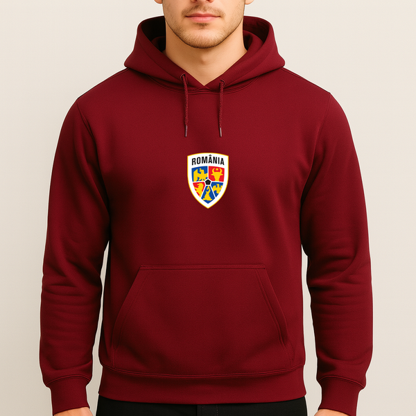 Men's Romania National Soccer Team Pullover Hoodie