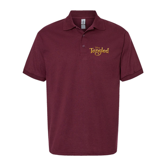 Men's Tangled Disney Cartoon Dry Blend Polo