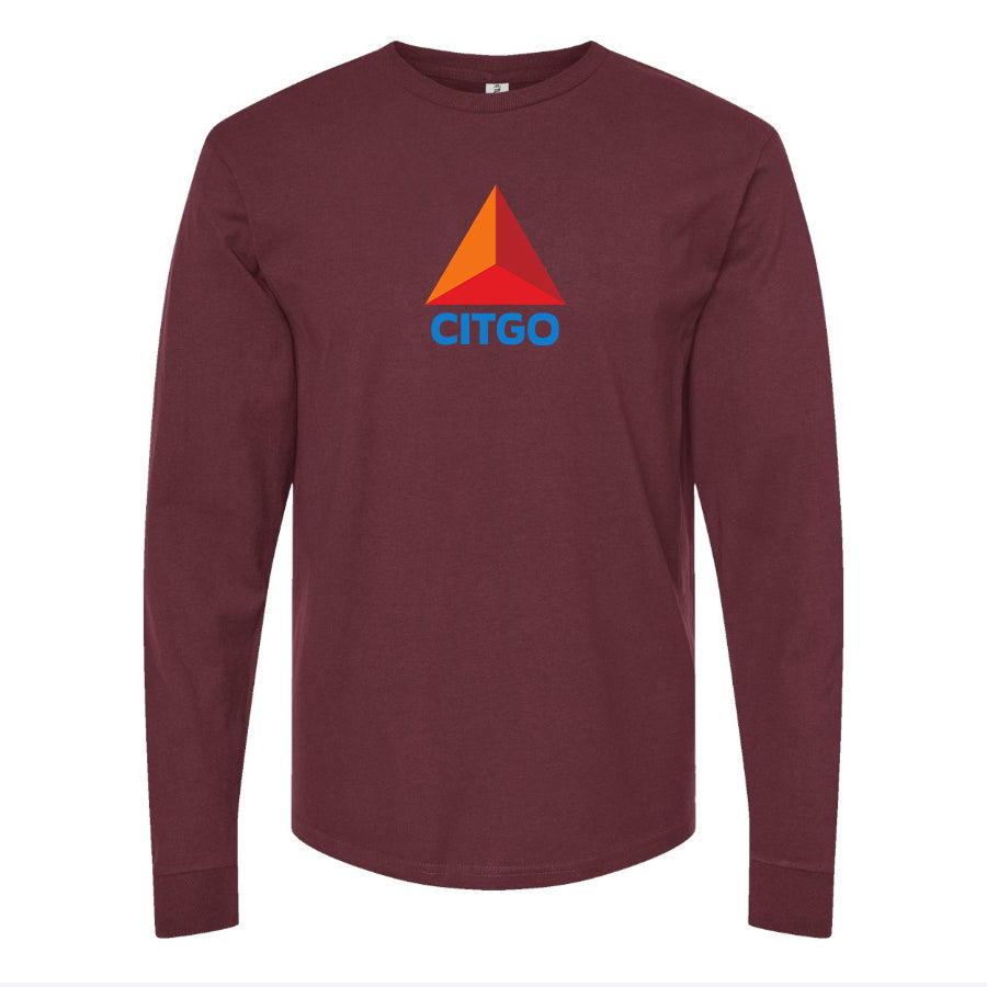 Men's Citgo Gas Station Long Sleeve T-Shirt