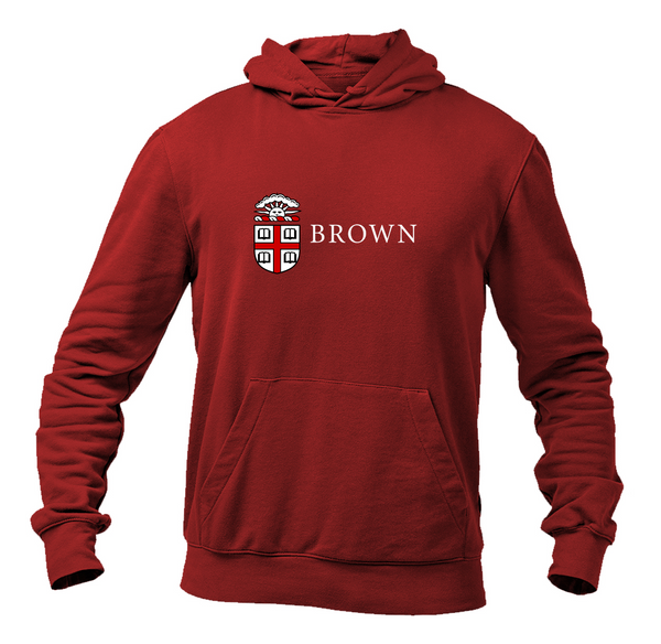 Men's Brown University Softstyle Midweight Hooded Sweatshirt