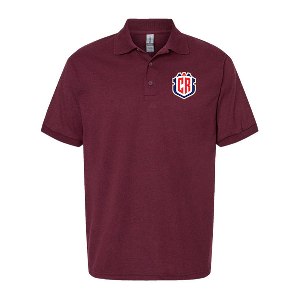 Men's Costa Rica National Soccer Team Dry Blend Polo
