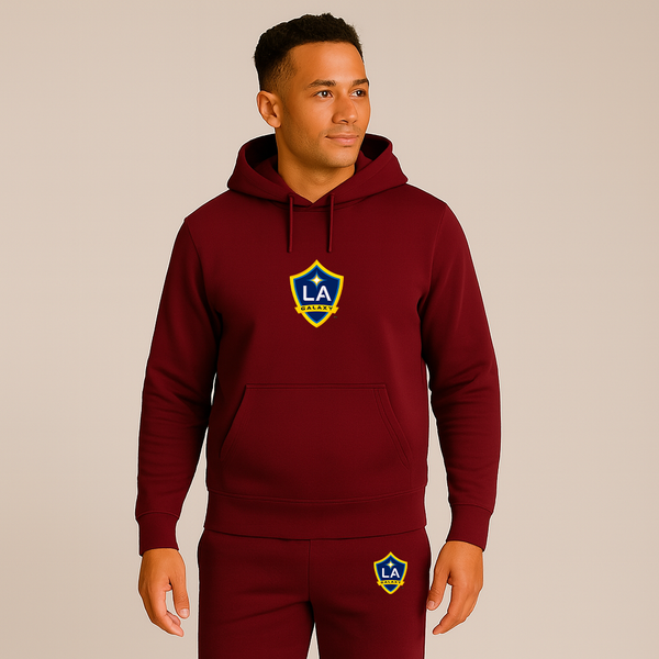 Men's LA Galaxy FC Crewneck Sweatshirt Joggers Suit