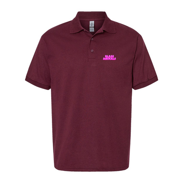 Men's Glass Animals Logo Dry Blend Polo