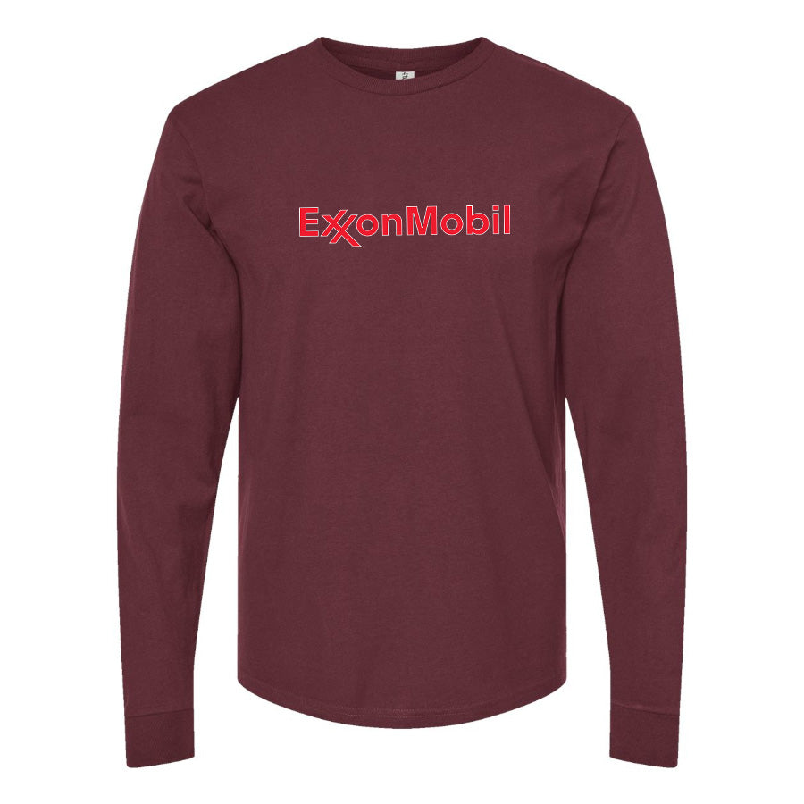 Men's Exxon Mobil Gas Station  Long Sleeve T-Shirt