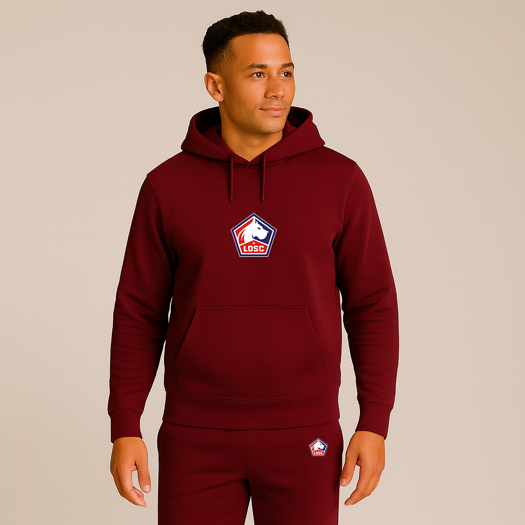 Men's Lille Olympique FC Hoodie Joggers Set