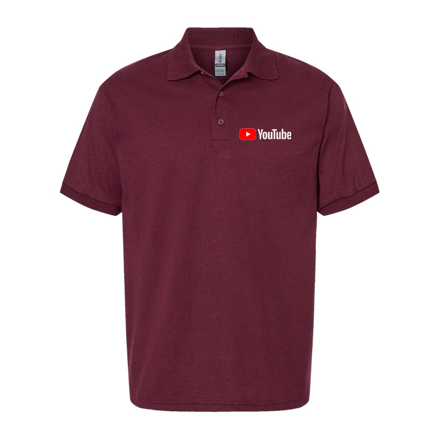 Men's YouTube Social Video Steaming Dry Blend Polo